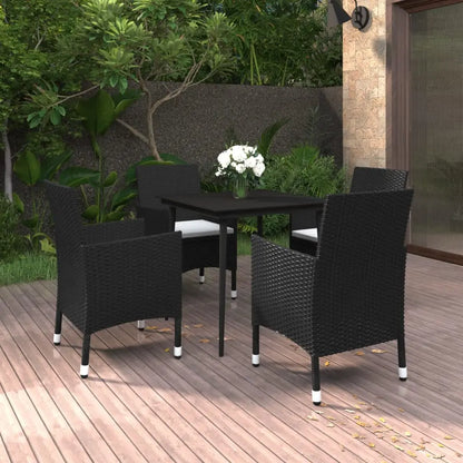 vidaXL Patio Dining Set 3/5/7 Piece Multi Colors 31.5’’/55.1’’ Table Length - Dining Set