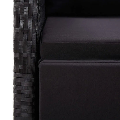 vidaXL Patio Dining Set 5 Piece Dining Table and Chairs Patio Conversation Set - Gray - Dining Set