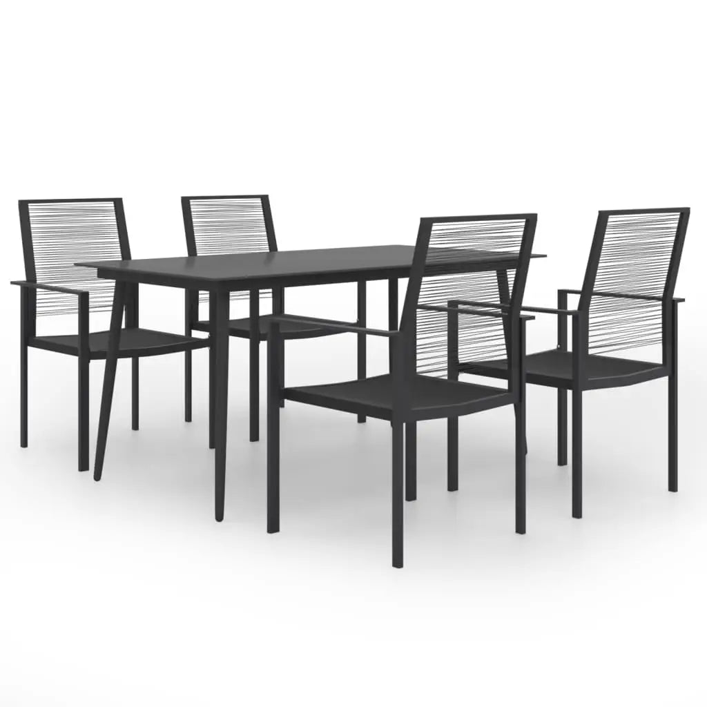 vidaXL Patio Dining Set Garden Outdoor Table and Chair Furniture 5/7 Piece - Dining Set