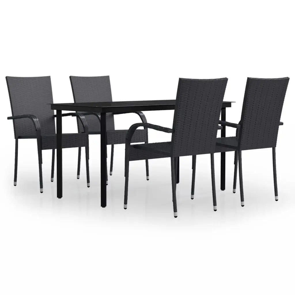 vidaXL Patio Dining Set Outdoor Dining Set Table and Chair Set for Garden - Dining Set