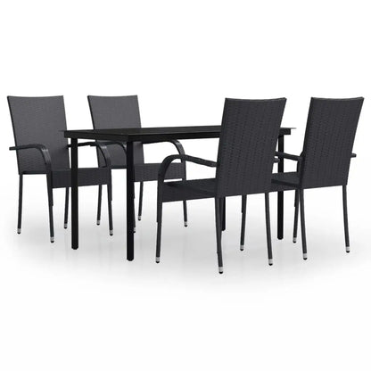 vidaXL Patio Dining Set Outdoor Dining Set Table and Chair Set for Garden - Dining Set