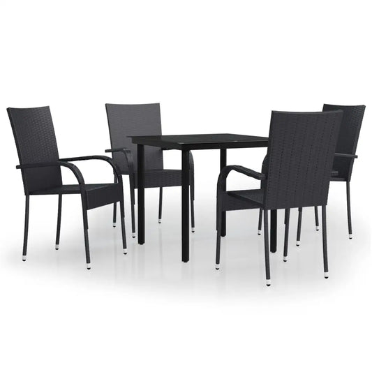 vidaXL Patio Dining Set Outdoor Dining Set Table and Chair Set for Garden - Dining Set