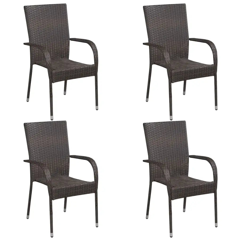 vidaXL Patio Dining Set Outdoor Dining Table and Chairs Patio Conversation Set - Dining Set