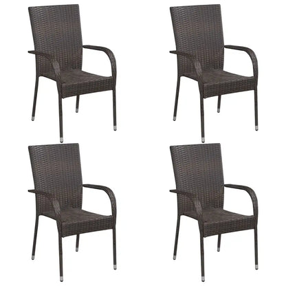 vidaXL Patio Dining Set Outdoor Dining Table and Chairs Patio Conversation Set - Dining Set