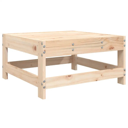 vidaXL Patio Footstool Solid Wood Pine - Footstool