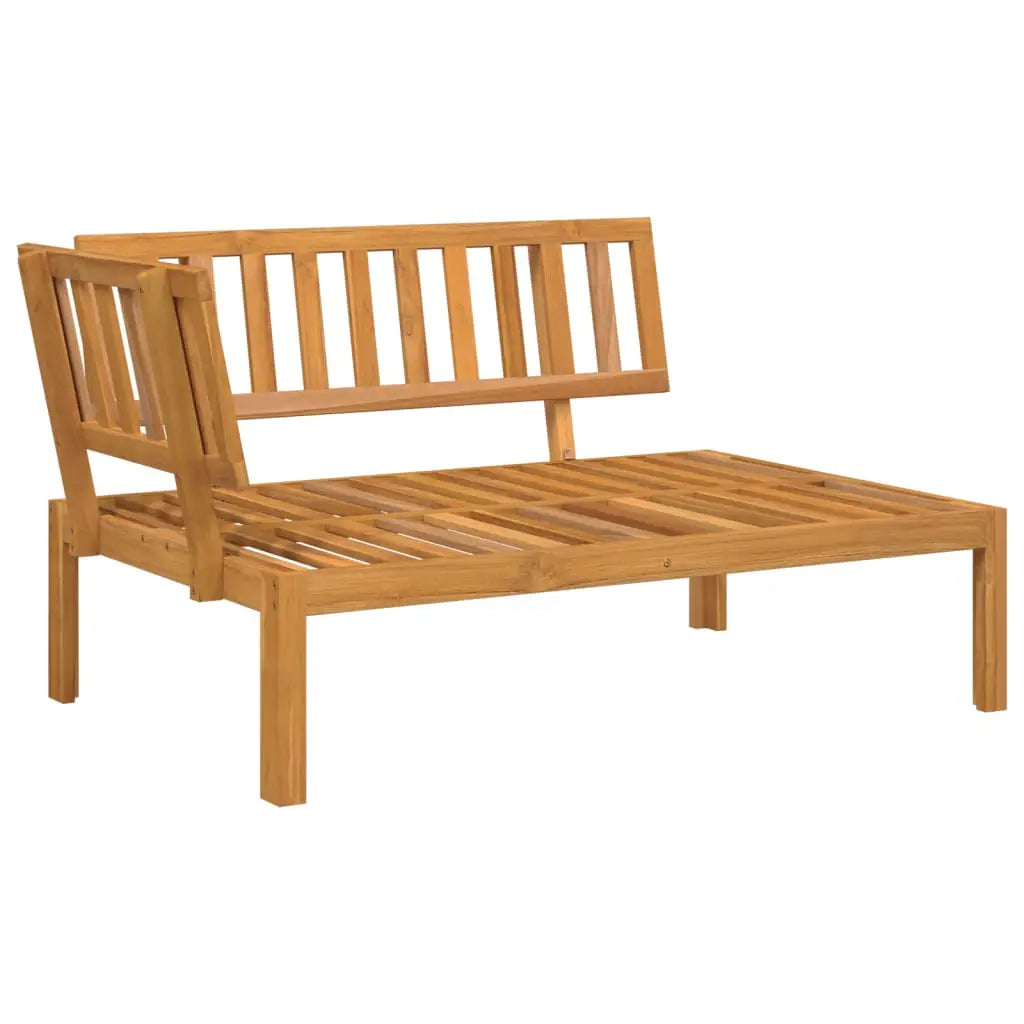 vidaXL Patio Pallet Corner Sofa with Cushions Solid Wood Acacia - Outdoor Sofa