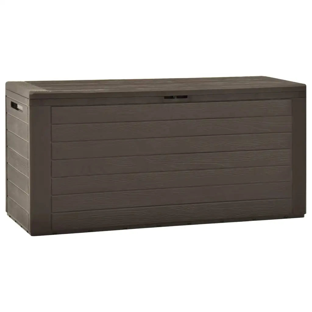 vidaXL Patio Storage Box Brown 30.7’’x17.3’’x21.7’’ - Brown / 45.7’’ x 17.3’’ x 21.6’’ - Storage Box