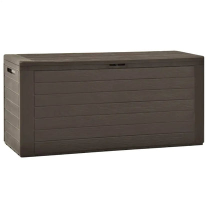 vidaXL Patio Storage Box Brown 30.7’’x17.3’’x21.7’’ - Brown / 45.7’’ x 17.3’’ x 21.6’’ - Storage Box