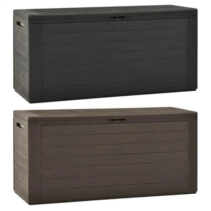 vidaXL Patio Storage Box Brown 30.7’’x17.3’’x21.7’’ - Storage Box