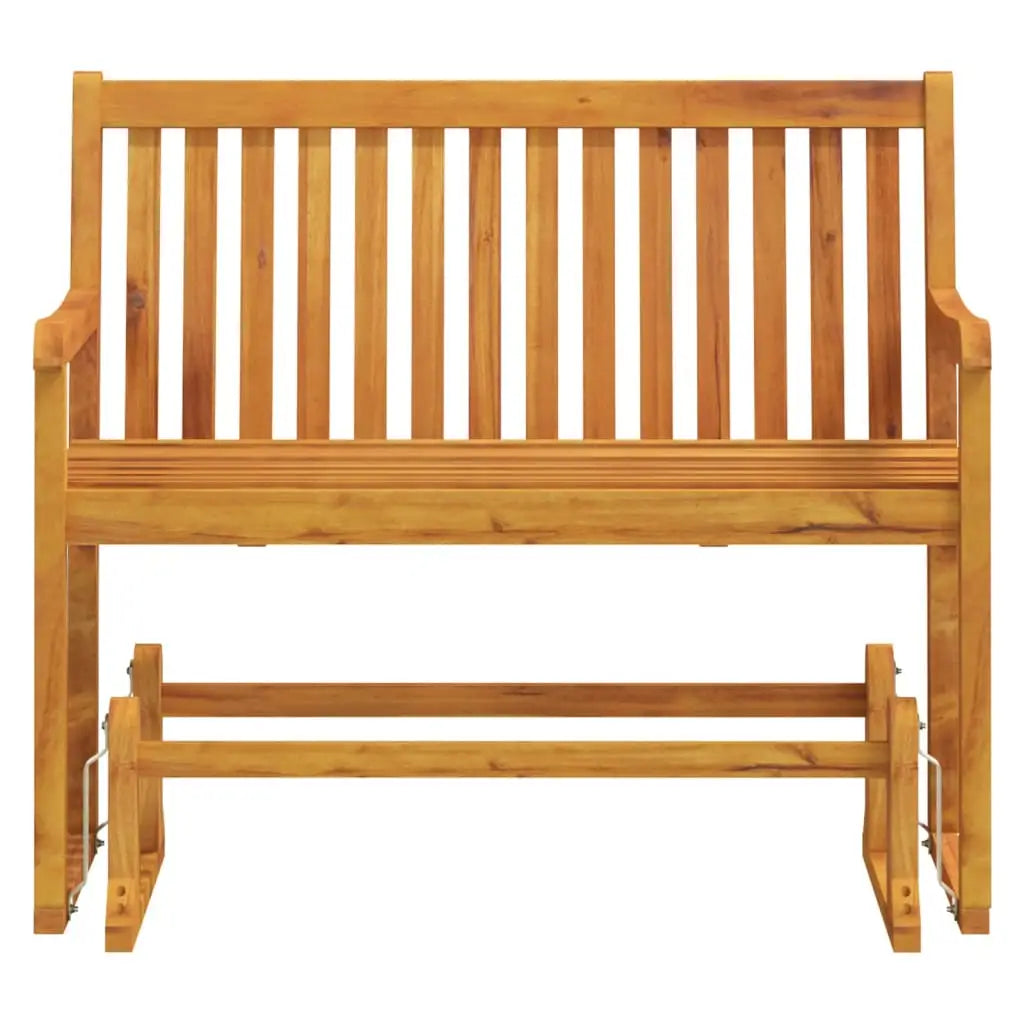 vidaXL Patio Swing Bench 43.3’’ Solid Acacia Wood - Swing Bench