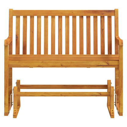 vidaXL Patio Swing Bench 43.3’’ Solid Acacia Wood - Swing Bench