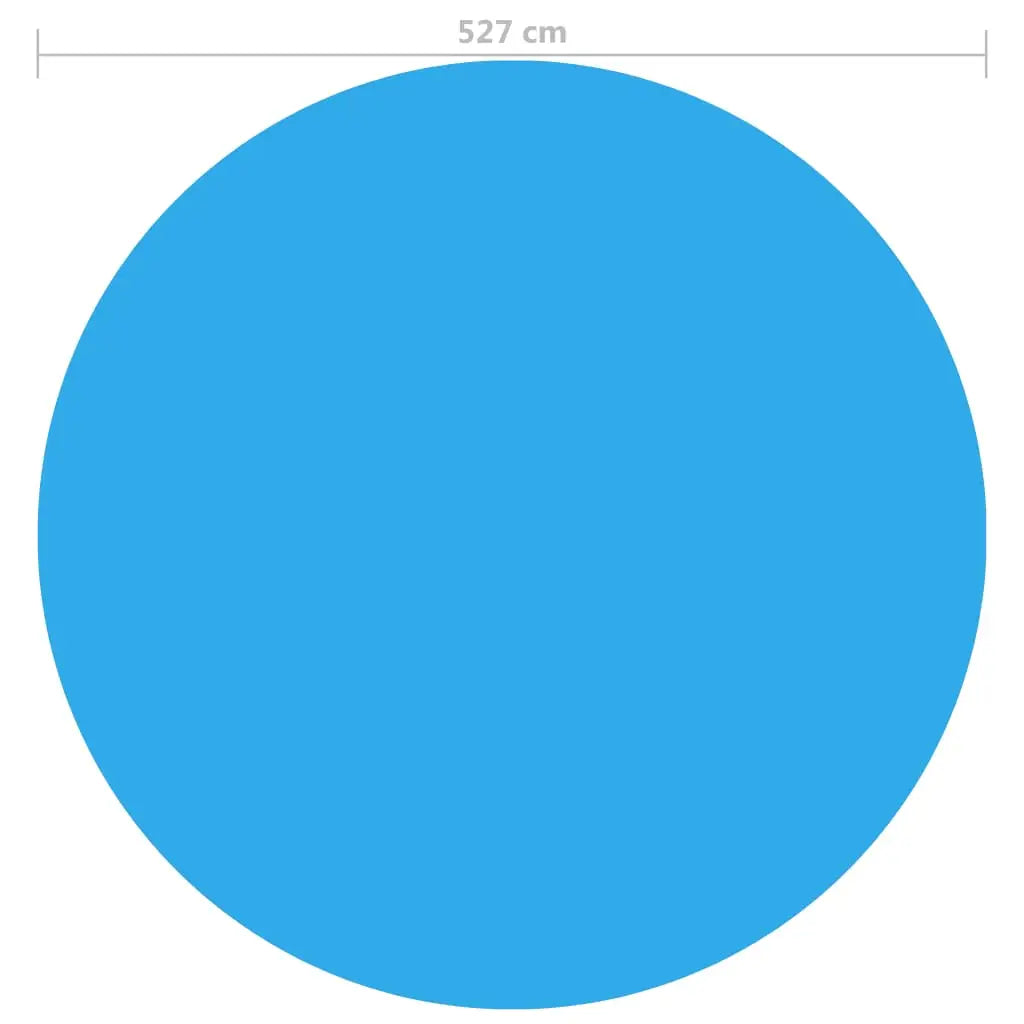 vidaXL Pool Solar Cover Solar Blanket Pool Winter Pool Heater Cover Round 8ft - Pool Cover