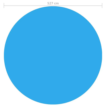 vidaXL Pool Solar Cover Solar Blanket Pool Winter Pool Heater Cover Round 8ft - Pool Cover