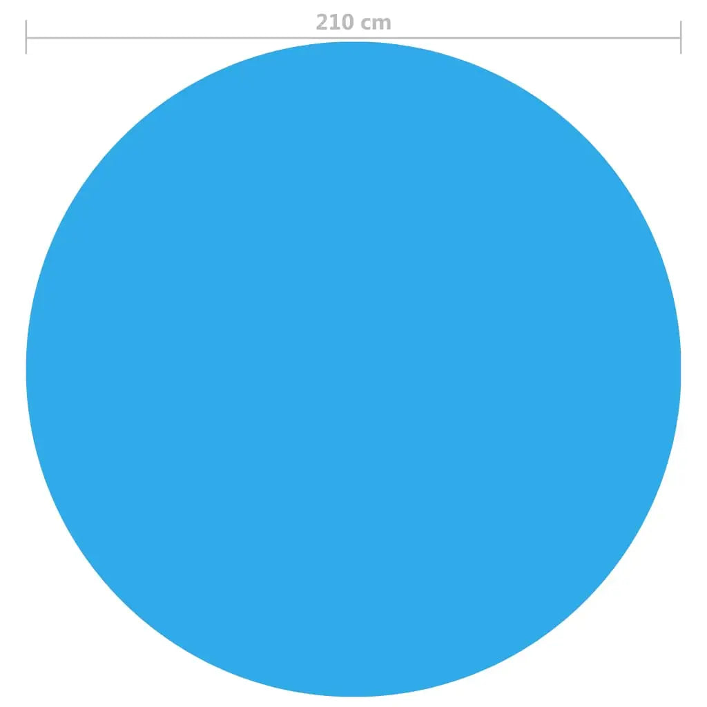 vidaXL Pool Solar Cover Solar Blanket Pool Winter Pool Heater Cover Round 8ft - Pool Cover