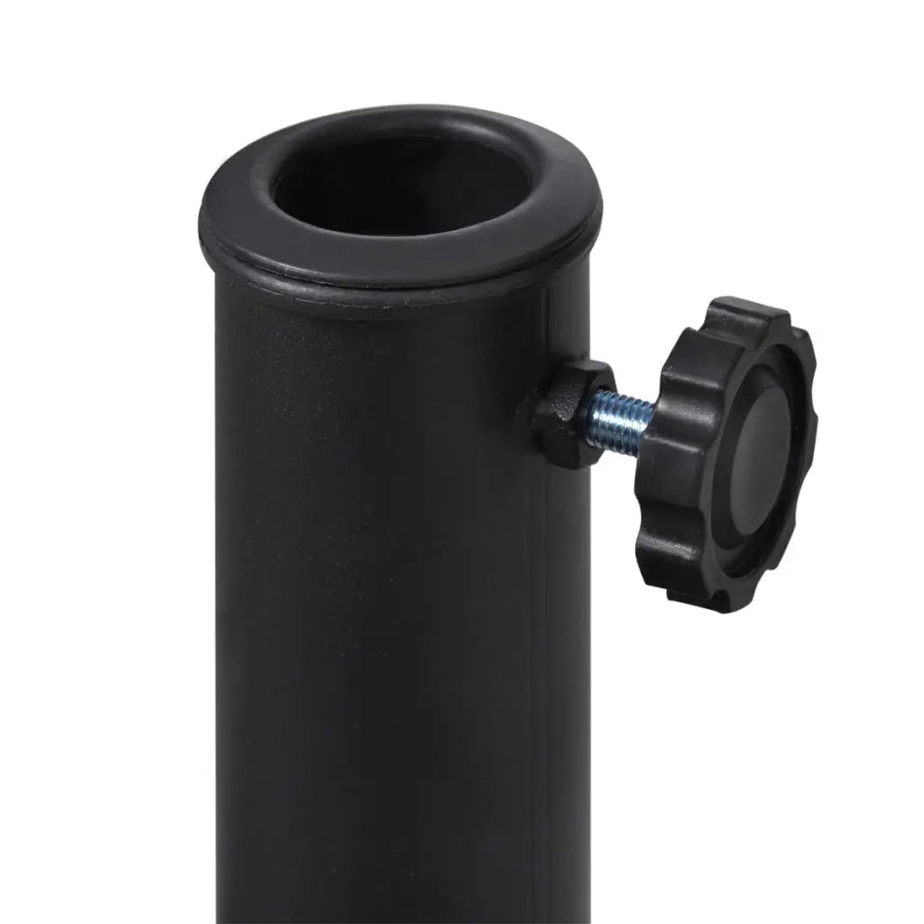 vidaXL Resin Half Round Parasol Base - Parasol Base