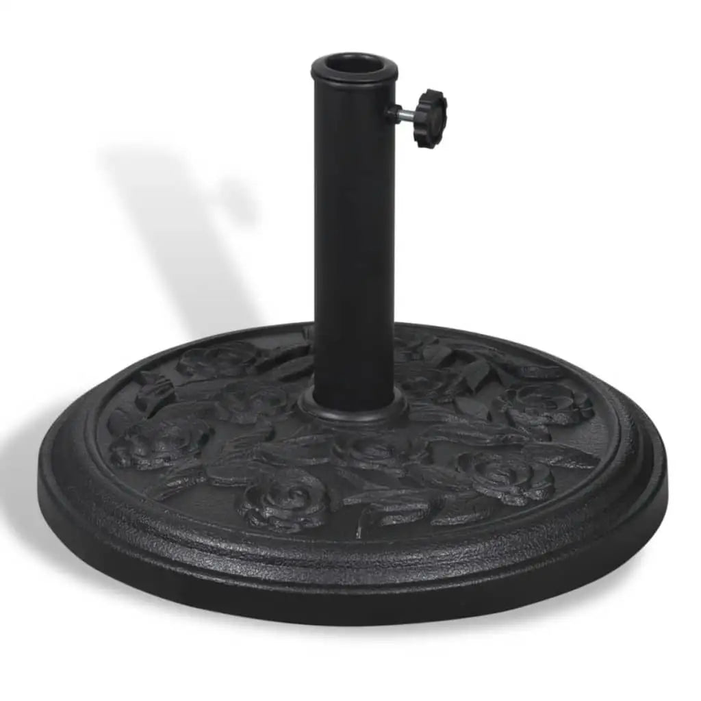 vidaXL Resin Round Parasol Base - Round - Umbrella Base