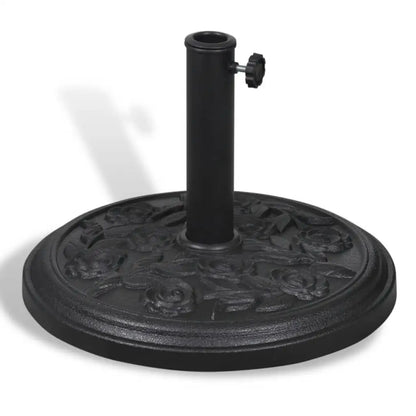 vidaXL Resin Round Parasol Base - Round - Umbrella Base