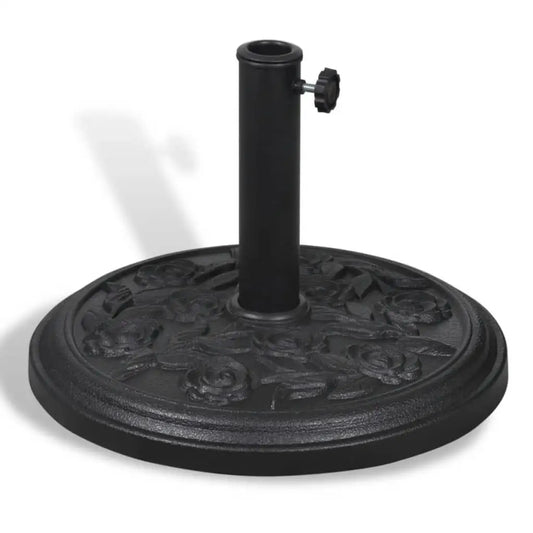 vidaXL Resin Round Parasol Base - Round - Umbrella Base