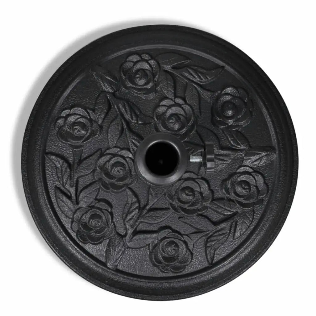 vidaXL Resin Round Parasol Base - Round - Umbrella Base