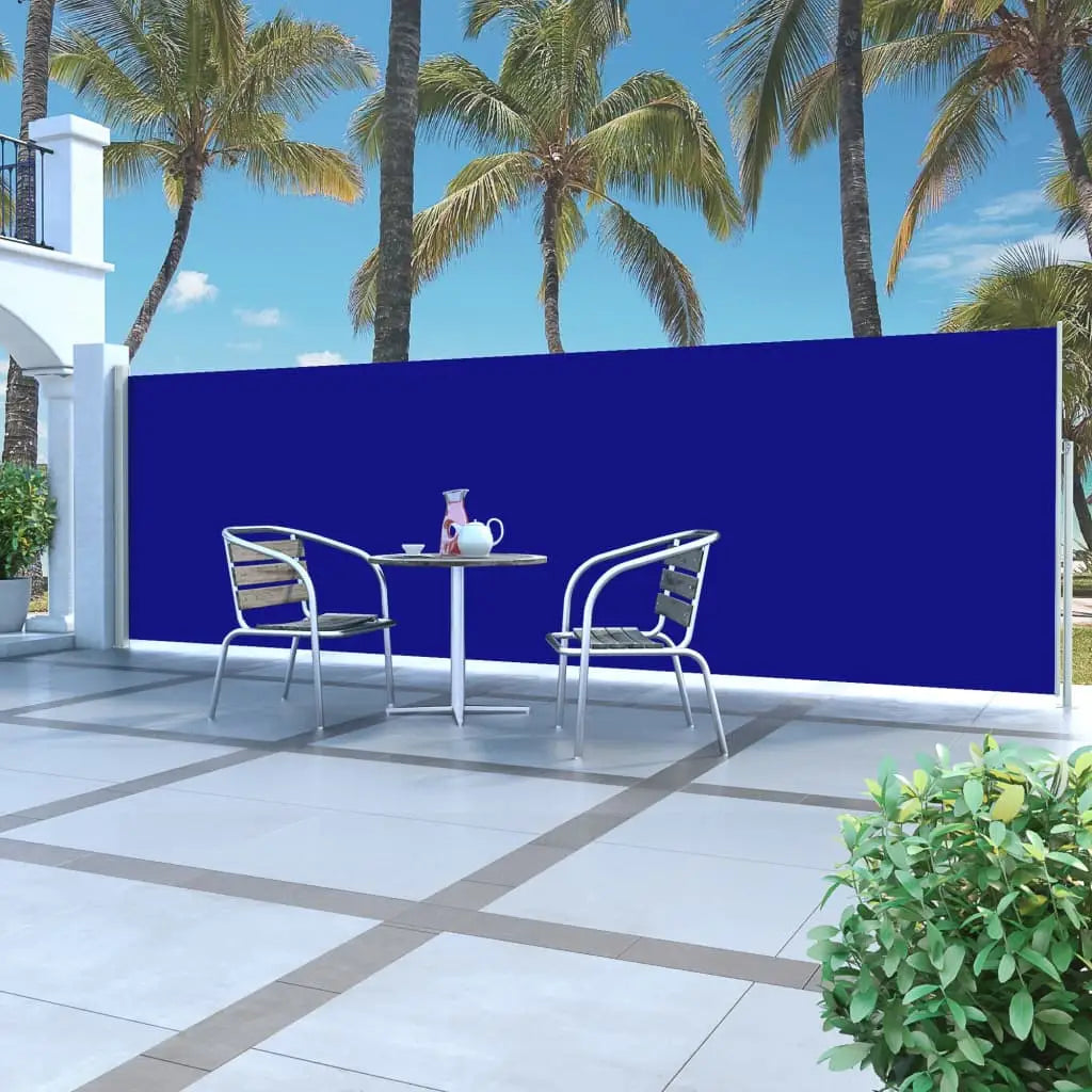 vidaXL Retractable Side Awning Folding Privacy Screen Outdoor Divider Wall - Awning
