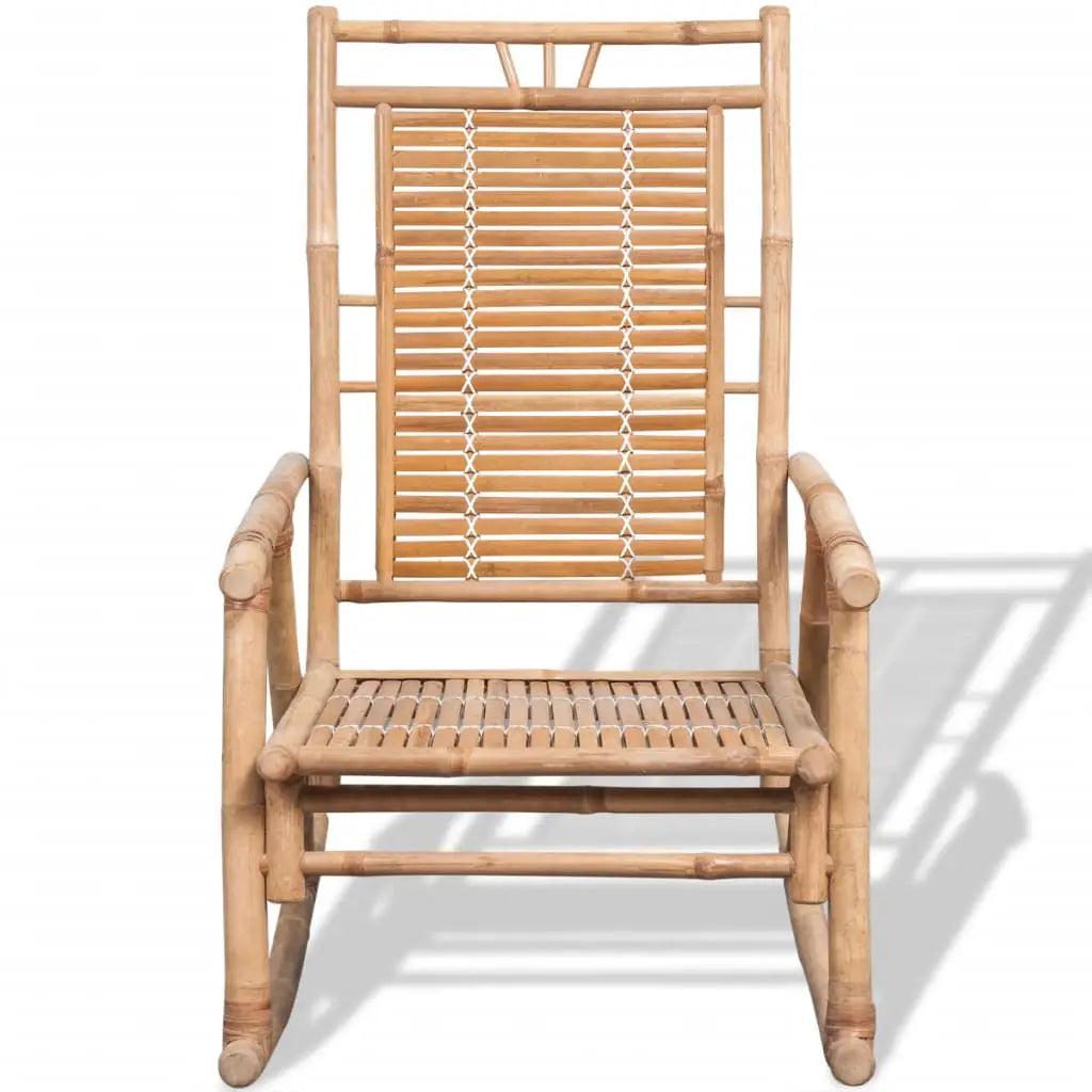 vidaXL Rocking Chair Bamboo - Furniture > Chairs > Rocking Chairs