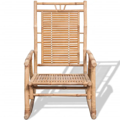 vidaXL Rocking Chair Bamboo - Furniture > Chairs > Rocking Chairs