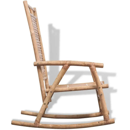 vidaXL Rocking Chair Bamboo - Furniture > Chairs > Rocking Chairs