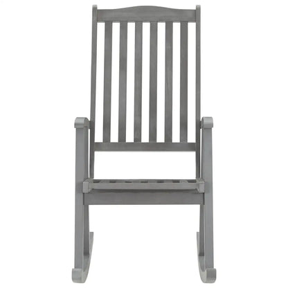 vidaXL Rocking Chair Outdoor Rocking Chair with Cushions Solid Wood Acacia - Rocking Chair