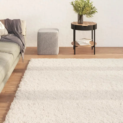 vidaXL Shaggy Rug Washable Anti Slip Area Rug Soft Fluffy Carpet Polyester - Beige / 63’’ x 90.6’’ - Home & Garden >