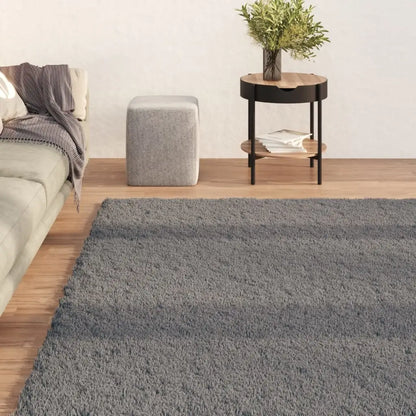 vidaXL Shaggy Rug Washable Anti Slip Area Rug Soft Fluffy Carpet Polyester - Anthracite / 63’’ x 90.6’’ - Home & Garden