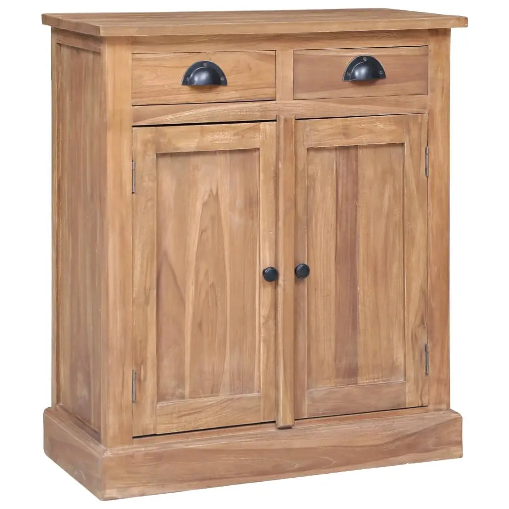 vidaXL Side Cabinet 25.6’’x11.8’’x29.5’’ Solid Teak - Furniture > Cabinets & Storage > Buffets & Sideboards