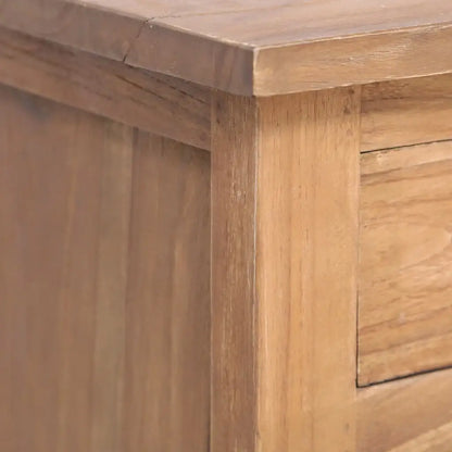 vidaXL Side Cabinet 25.6’’x11.8’’x29.5’’ Solid Teak - Furniture > Cabinets & Storage > Buffets & Sideboards