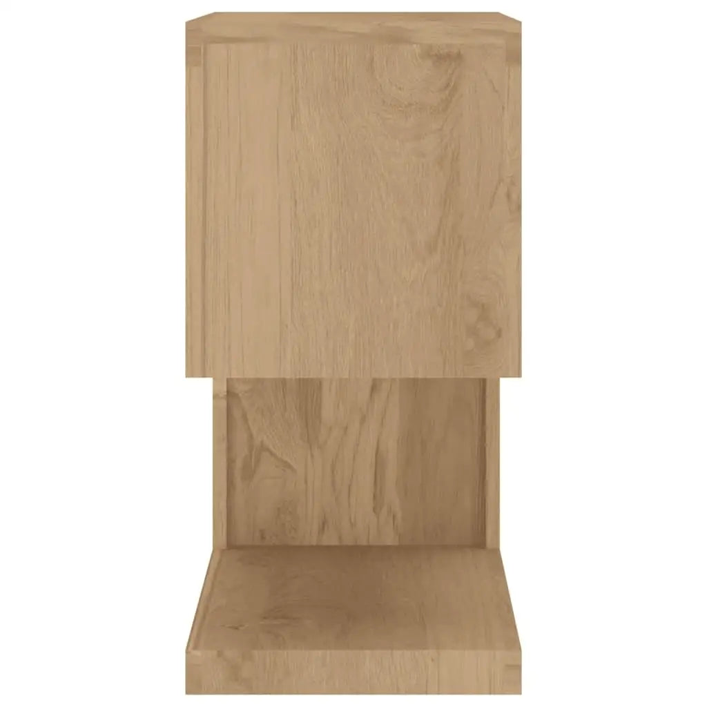 vidaXL Side Table 17.7’’x11.8’’x23.6’’ Solid Wood Teak - Furniture > Tables > Accent Tables > End Tables