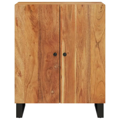 vidaXL Sideboard 23.6’’x13’’x29.5’’ Solid Wood Acacia - Furniture > Cabinets & Storage > Buffets & Sideboards