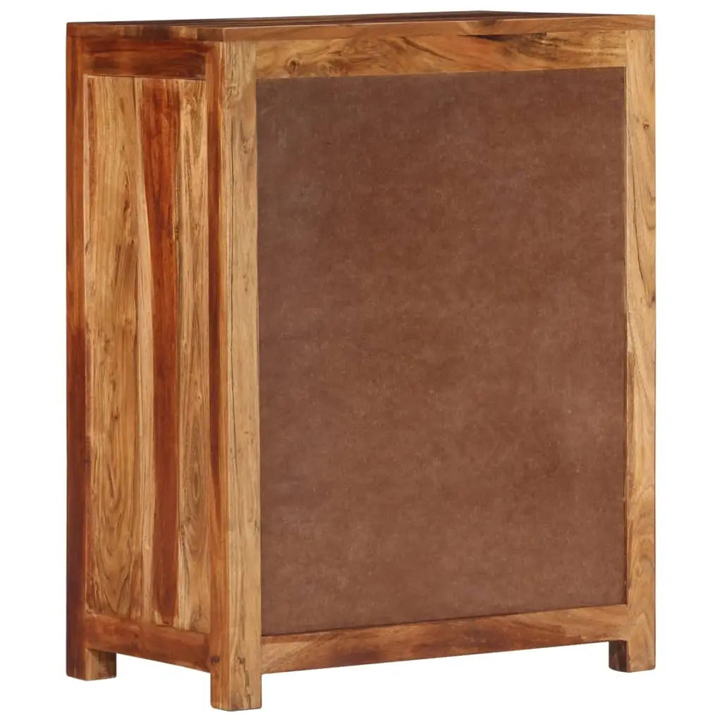vidaXL Sideboard 23’’x13.8’’x29.7’’ Solid Wood Acacia - Furniture > Cabinets & Storage > Buffets & Sideboards