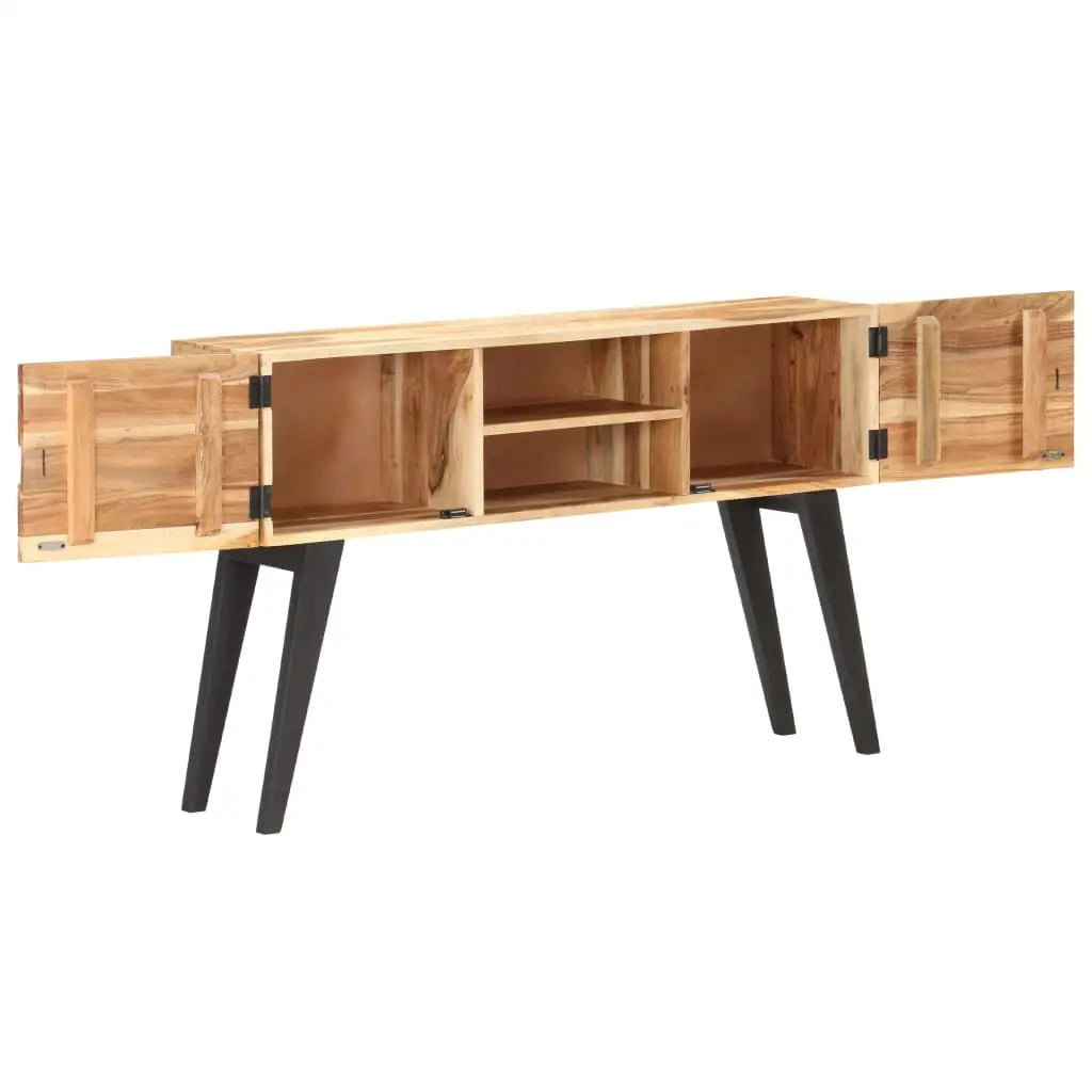 vidaXL Sideboard 47.2’’x11.8’’x29.5’’ Solid Acacia Wood - Furniture > Cabinets & Storage > Buffets & Sideboards