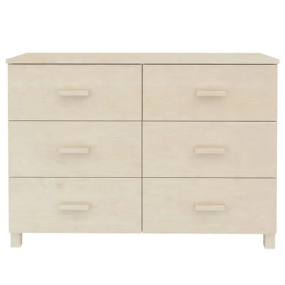 vidaXL Sideboard Buffet Console Cabinet with Storage HAMAR Solid Wood Pine - Furniture > Cabinets & Storage > Buffets &