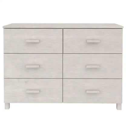 vidaXL Sideboard Buffet Console Cabinet with Storage HAMAR Solid Wood Pine - Furniture > Cabinets & Storage > Buffets &