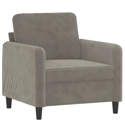 vidaXL Sofa Chair Living Room Accent Upholstered Chair with Armrest Velvet - Furniture > Sofas