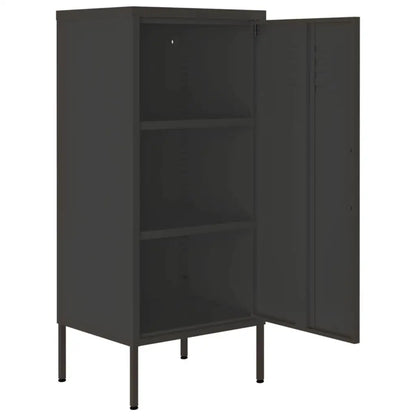 vidaXL Storage Cabinet Freestanding File Cabinet with Shelves for Office Steel - Furniture > Cabinets & Storage >
