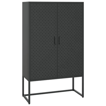 vidaXL Storage Cabinet Sideboard Cabinet for Entryway Bedroom Office Steel - Furniture > Cabinets & Storage > Storage