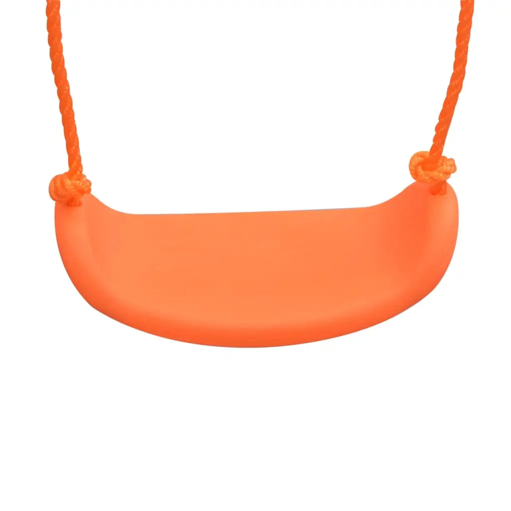 vidaXL Swing Set with 4 Seats Orange - Toys & Games > Outdoor Play Equipment > Swing Sets & Playsets