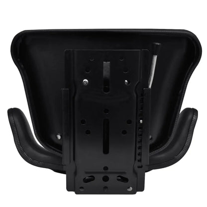 vidaXL Tractor Seat with Backrest Black - Home & Garden > Lawn & Garden > Outdoor Power Equipment Accessories > Tractor