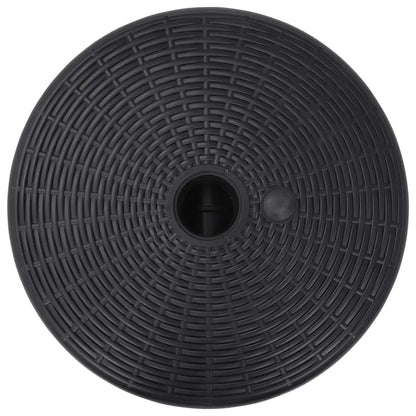 vidaXL Umbrella Base Sand/Water Filled 6.3 gal Black - Umbrella Base