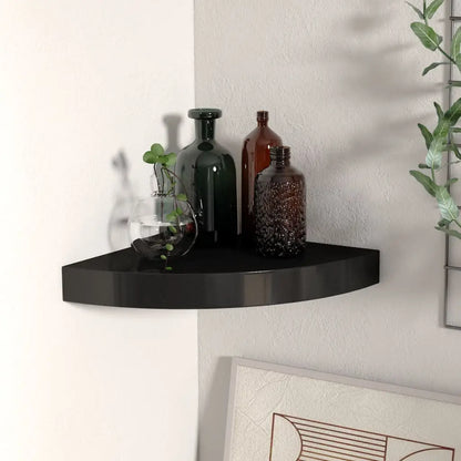 vidaXL Wall Corner Shelf Floating Corner Shelf Wall Mounted Display Shelf - Furniture > Shelving > Wall Shelves & Ledges