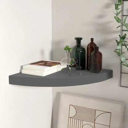 vidaXL Wall Corner Shelf Floating Corner Shelf Wall Mounted Display Shelf - Furniture > Shelving > Wall Shelves & Ledges