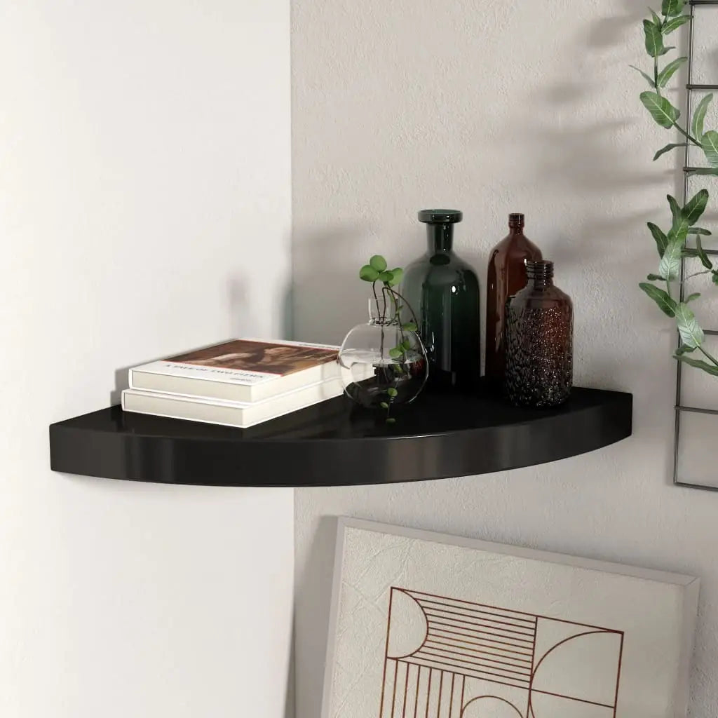 vidaXL Wall Corner Shelf Floating Corner Shelf Wall Mounted Display Shelf - Furniture > Shelving > Wall Shelves & Ledges