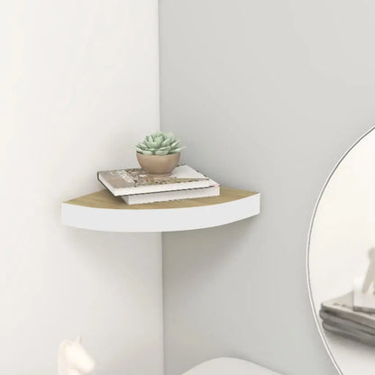 vidaXL Wall Corner Shelf Floating Corner Shelf Wall Mounted Display Shelf - Furniture > Shelving > Wall Shelves & Ledges