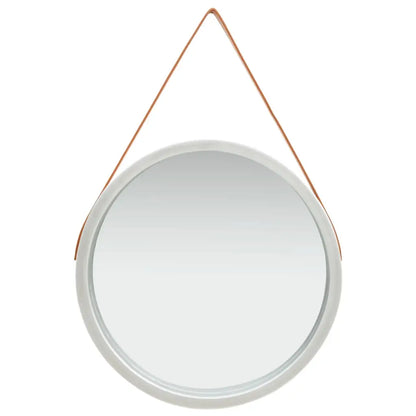 vidaXL Wall Mirror Vanity Retro Hanging Round Mirror for Bedroom Living Room - Home & Garden > Decor > Mirrors