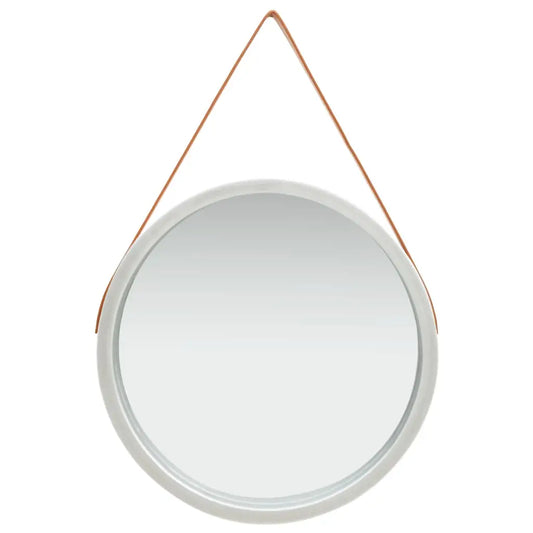 vidaXL Wall Mirror Vanity Retro Hanging Round Mirror for Bedroom Living Room - Home & Garden > Decor > Mirrors